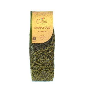 Gutini - Špenátové těstoviny bezlepkové, bez kukuřičné mouky, 250 g