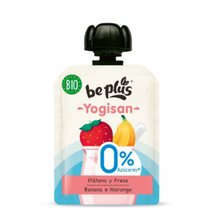 Be Plus - BIO kapsička jahody, banán a jogurt, 0% cukru, 90 g