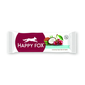 Happy Fox - Kokosová tyčinka s višněmi, 40 g