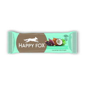 Happy Fox - Kakaová tyčinka s kokosem, 50 g