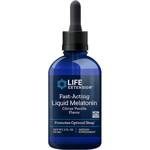Life Extension Fast-Acting Liquid Melatonin (tekutý melatonin), vanilka, 59 ml