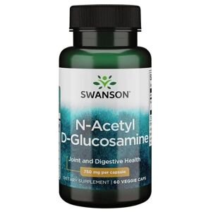 Swanson N-Acetyl D-Glucosamine, 750 mg, 60 kapslí