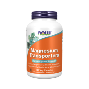 Now® Foods NOW Magnesium Transporters, 180 rostlinných kapslí