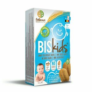 BISkids - BIO měkké dětské sušenky s jablečnou šťávou bez přidaného cukru 6M+, 120g *CZ-BIO-001 certifikát