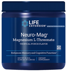 Life Extension Neuro-Mag® Magnesium L-Threonate Powder (magneisum L-treonát) prášek, 93g