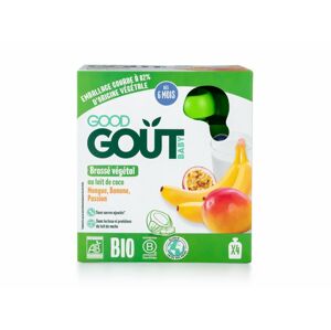Good Gout - Kokosový dezert s exotickým ovocem BIO, 4x85 g *CZ-BIO-001 certifikát