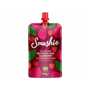 Salvest Smushie - Ovocné smoothie s červenou řepou, malinami a konopnými semínky BIO, 170 g *CZ-BIO-001 certifikát