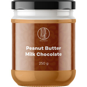 BrainMax Pure Peanuta, Arašídový krém s mléčnou čokoládou, BIO, 250 g *CZ-BIO-001 certifikát