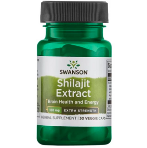 Swanson Shilajit Extrakt - 100 mg, 30 kapslí