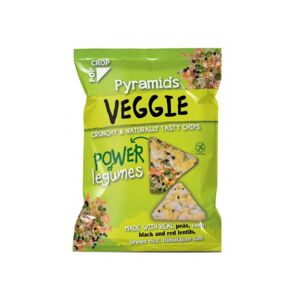 Popcrop - Bezlepkové kukuřičné pyramidky se zeleným hráškem, 25 g