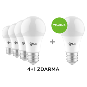 4+1 zdarma: Chytrá žárovka Blight LED, závit E27, 11W, WiFi, APP, stmívatelná, barevná