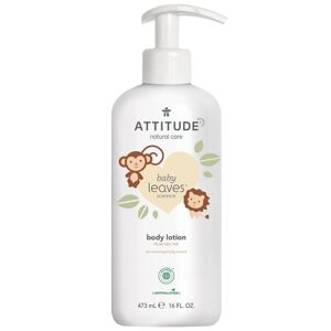 Attitude - Dětské tělové mléko Baby leaves s vůní hruškové šťávy, 473 ml