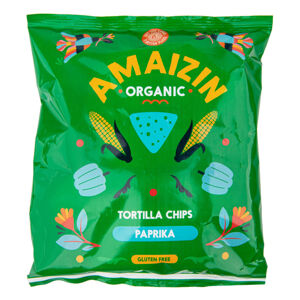 AMAIZIN Chipsy kukuřičné paprikové, 75 g, BIO *BE-BIO-02 certifikát