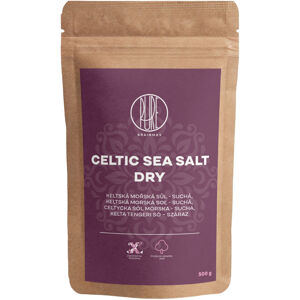 BrainMax Pure Keltská mořská sůl, suchá, 500 g Keltská mořská sůl