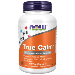 Now® Foods NOW True Calm, Podpora uvolnění a relaxace, 90 rostlinných kapslí