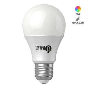 Chytrá žárovka BrainLight LED, závit E27, 8,5W, s ovladačem