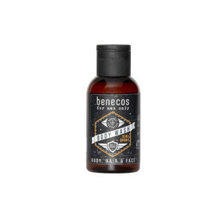Benecos - sprchový gel pro muže Sport 3v1 mini, 50 ml, BIO *CZ-BIO-002 certifikát