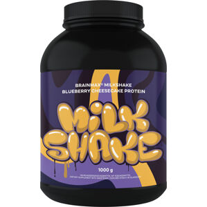 BrainMax Milkshake Protein, 1000 g Příchuť: Borůvkový cheesecake BIO syrovátka + BIO mléčný protein