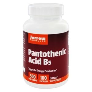 Jarrow Formulas Jarrow Panthoteic Acid B5 (kyselina pantothenová), 500 mg, 100 kapslí / Exp. Expirace 30/06/2023