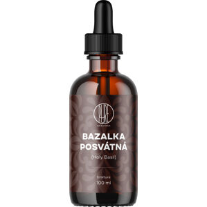BrainMax Pure Bazalka posvátná, Holy Basil, tinktura 1:5, 100 ml Doplněk stravy
