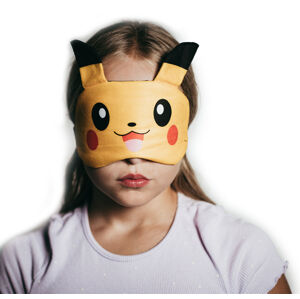 BrainMax Dětské masky na spaní Barva: Pokémon Pohodlná dětská maska na spaní s motivy oblíbených pohádkových postav.