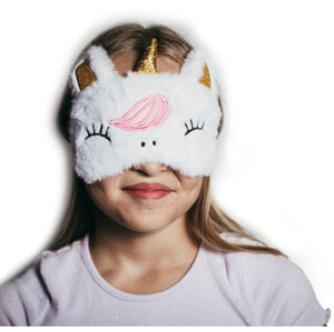 BrainMax Dětské masky na spaní Barva: Jednorožec Pohodlná dětská maska na spaní s motivy oblíbených pohádkových postav.