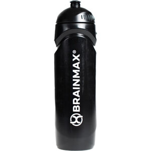 BrainMax plastová láhev na vodu, bidon, černá, 750 ml