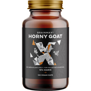 BrainMax Horny Goat extrakt 10% ikarinu, pro sběratelské účely, 500 mg, 100 rostlinných kapslí Extrémně silný extrakt pro podporu test0steronu a libida
