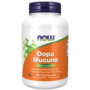 Now® Foods NOW DOPA Mucuna, 180 rostlinných kapslí