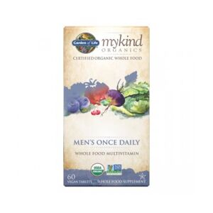 Garden of life Mykind Organics Men's Multi, multivitamín pro muže, 60 rostlinných tablet