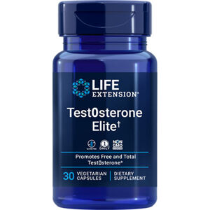 Life Extension Test0steron EIite, 30 rostlinných kapslí