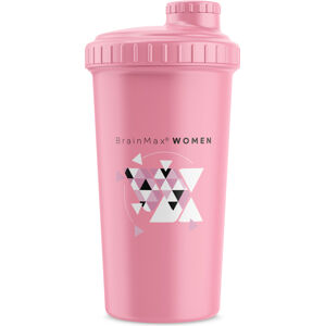 BrainMax Women plastový shaker (šejkr), 700 ml Barva: Růžová