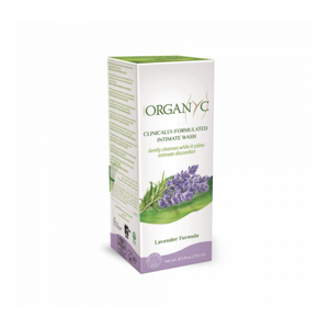 Organyc - Sprchový gel pro citlivou pokožku a intimní hygienu s levandulí, BIO 250 ml