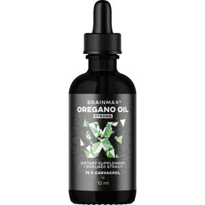 BrainMax Oregano oil, oregánový olej, 10 ml Olej z oregana s obsahem 75% karvakrolu, doplněk stravy