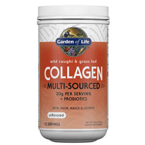 Garden of life Wild-Caught & Grass-Fed Collagen Powder (Kolagen - Kolagenní peptidy), Bez příchutě, 270 g