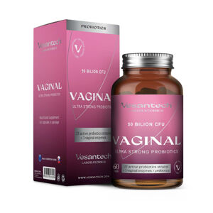 Vesantech Vaginal, vaginální probiotika, 50 miliard CFU, 30 kapslí Doplněk stravy