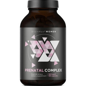 BrainMax Prenatal Complex, komplex vitamínů pro těhotné ženy Počet kapslí: 180 kapslí 30 jedinečných živin pro potřeby žen před otěhotněním, v průběhu těhotenství i během kojení.