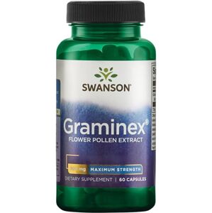 Swanson Graminex Flower Pollen Extract, Extrakt květového pylu, 500 mg, 60 kapslí Doplněk stravy