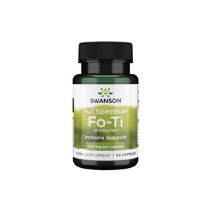 Swanson Fo-Ti, Rdesno mnohokvěté, 500 mg, 60 kapslí Doplněk stravy