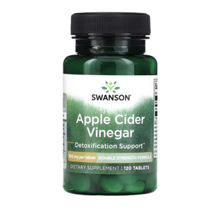 Swanson Apple Cider Vinegar, jablečný ocet, 200 mg, 120 tablet