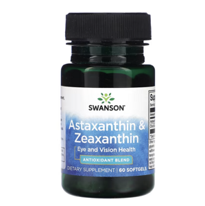 Swanson Astaxanthin&Zeaxanthin, 60 kapslí Doplněk stravy