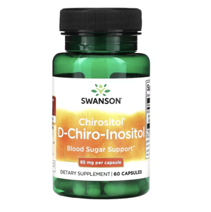 Swanson D-Chiro-Inositol, 85 mg, 60 kapslí