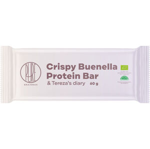 BrainMax Pure Crispy Buenella & Tereza's Diary Protein Bar, Proteinová tyčinka, Buenella, BIO, 60 g Crispy Buenella Protein Bar / *CZ-BIO-001 certifikát