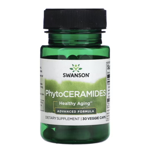 Swanson PhytoCERAMIDES, ceramidy, 30 rostlinných kapslí Doplněk stravy