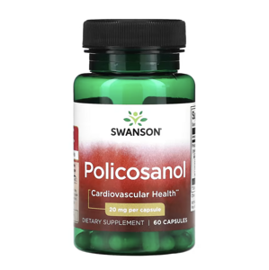 Swanson Policosanol 20 mg, 60 kapslí Doplněk stravy