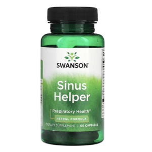 Swanson Sinus Helper, podpora dýchacích cest, 60 kapslí Doplněk stravy