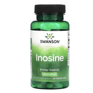 Swanson Inosine, 60 rostlinných kapslí Doplněk stravy