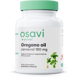Osavi Oregano Oil Carcacrol, oregánový olej, 180 mg, 60 enterosolventních kapslí Doplněk stravy