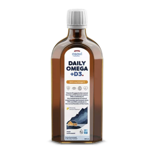 Osavi Daily Omega 3, omega 3 1600 mg + vitamín D3, citronová příchuť, 250 ml