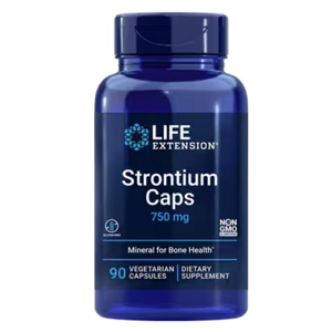 Life Extension Strontium, Stroncium 750 mg, 90 rostlinných kapslí Doplněk stravy